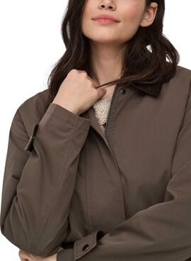 Veste marron pour femme Only Evelyn