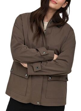 Veste marron pour femme Only Evelyn
