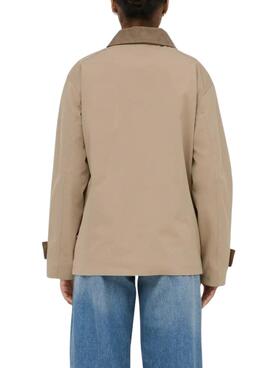 Veste Only Evelyn chameau pour femme