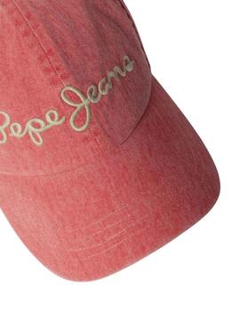 Casquette Pepe Jeans Alix rouge pour enfant
