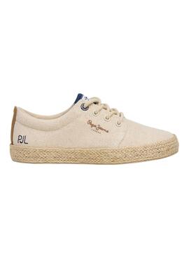 Chaussure Pepe Jeans Brady Day beige pour enfant