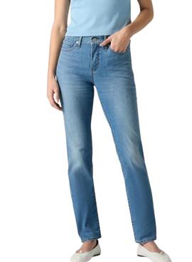 Jean Levi's 312 Shaping Slim lavé bleu pour femme