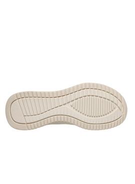 Chaussures Skechers BOBS Squad 4 beige pour femme.