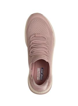Chaussures Skechers BOBS Squad 4 rose pour femme