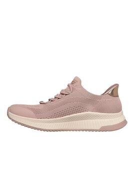 Chaussures Skechers BOBS Squad 4 rose pour femme
