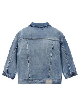 Veste en jean bleue Mayoral avec poches pour garçon