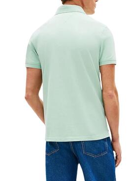 Polo Tommy Hilfiger 1985 régulier turquoise pour homme