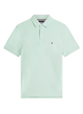 Polo Tommy Hilfiger 1985 régulier turquoise pour homme