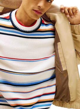 Veste Tommy Jeans Essential beige pour homme