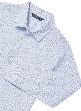 Chemise Mayoral à motif feuilles pour garçon