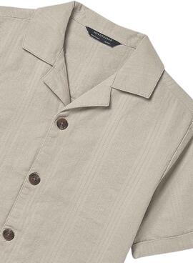 Chemise beige Mayoral pour garçon