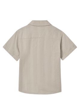 Chemise beige Mayoral pour garçon
