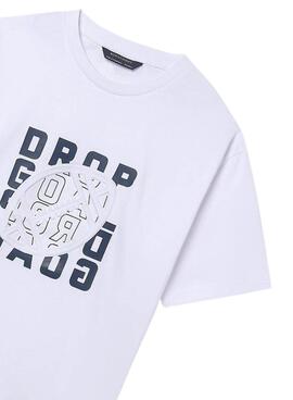 Maillot blanc de basket-ball Mayoral pour garçon.