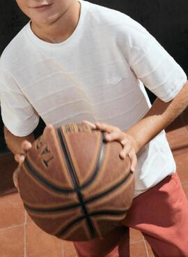 T-shirt blanche pour garçon Mayoral