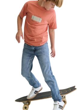 T-shirt Mayoral corail pour garçon