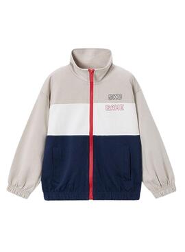 Ensemble beige et marine de Mayoral pour garçon