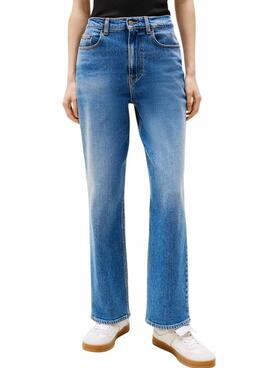 Jean slim Tommy Jeans Layla bleu moyen pour femme