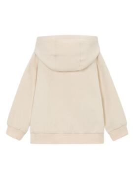 Sweat-shirt Mayoral beige pour garçon.