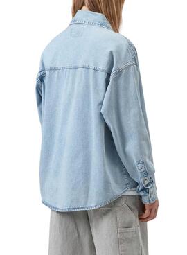 Chemise en jean Carhartt WIP bleu clair pour femme