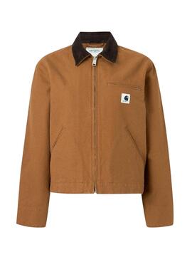 Veste Carhartt OG Detroint camel pour femme.