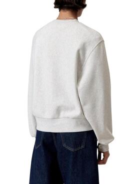 Sweatshirt Carhartt American Script gris pour femme