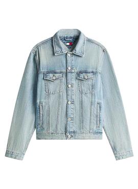 Veste en jean Tommy Jeans Ryan lavage clair pour homme