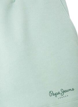 Short Pepe Jeans Gab bleu pour fille