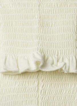 T-shirt Pepe Jeans Georgina blanche pour fille.