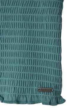 T-shirt Pepe Jeans Georgina bleue pour fille