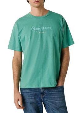 T-shirt Pepe Jeans Eggo vert pour homme
