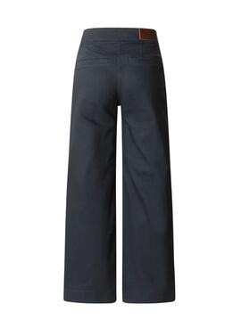 Pantalon Pepe Jeans Fergy bleu pour femme.