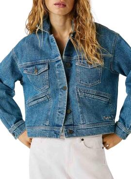 Veste en jean Pepe Jeans Relaxed bleu pour femme