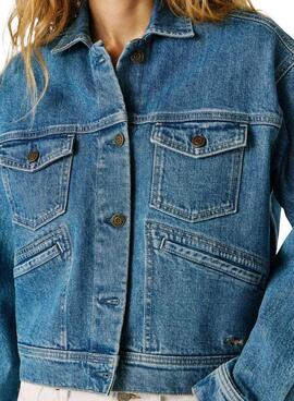 Veste en jean Pepe Jeans Relaxed bleu pour femme