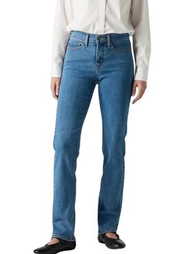 Jean Levis 314 Shaping Straight bleu pour femme