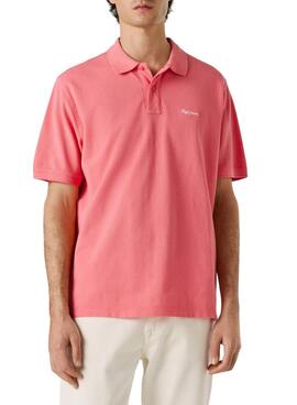 Polo Pepe Jeans Oscar rose pour homme