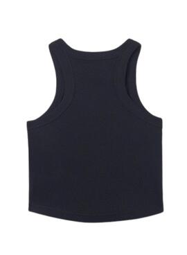 T-shirt Mayoral à bretelles noire pour fille