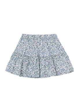 Jupe bleue Mayoral avec motif floral pour fille