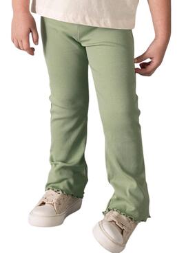 Pantalon côtelé vert Mayoral pour fille