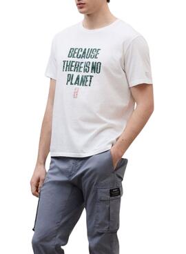 Maillot Ecoalf Min blanc pour homme