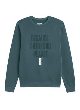 Sweatshirt Ecoalf Bardera verte pour homme