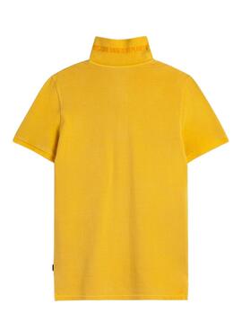 Polo Ecoalf Tedan jaune pour homme
