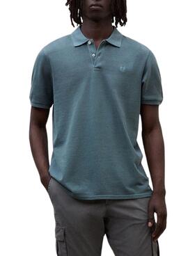 Polo Ecoalf Tedan vert pour homme