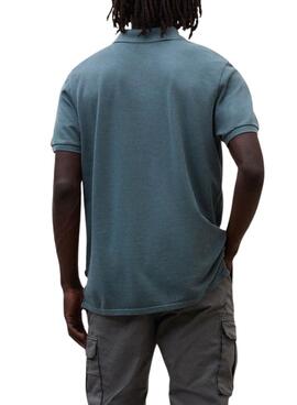 Polo Ecoalf Tedan vert pour homme