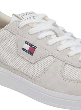 Chaussures Tommy Jeans Greenwich texture mixte gris pour homme