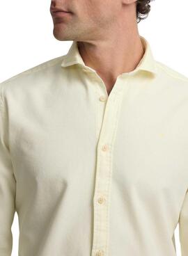 Chemise Silbon Sport jaune pour homme