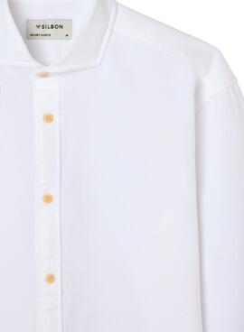 Chemise Silbon Sport blanc pour homme
