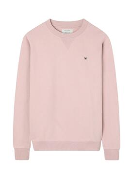 Sweat à capuche Silbon Minilogo rose pour homme