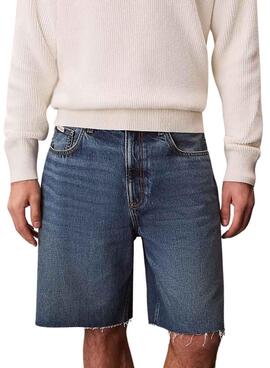 Bermudes en jean Calvin Klein des années 90 pour homme.