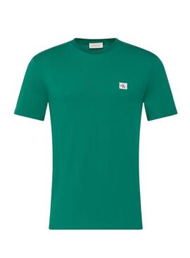 T-shirt Calvin Klein Jeans 30S vert pour homme