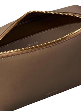 Sac à main Calvin Klein Jeans Foil Logo café pour femme